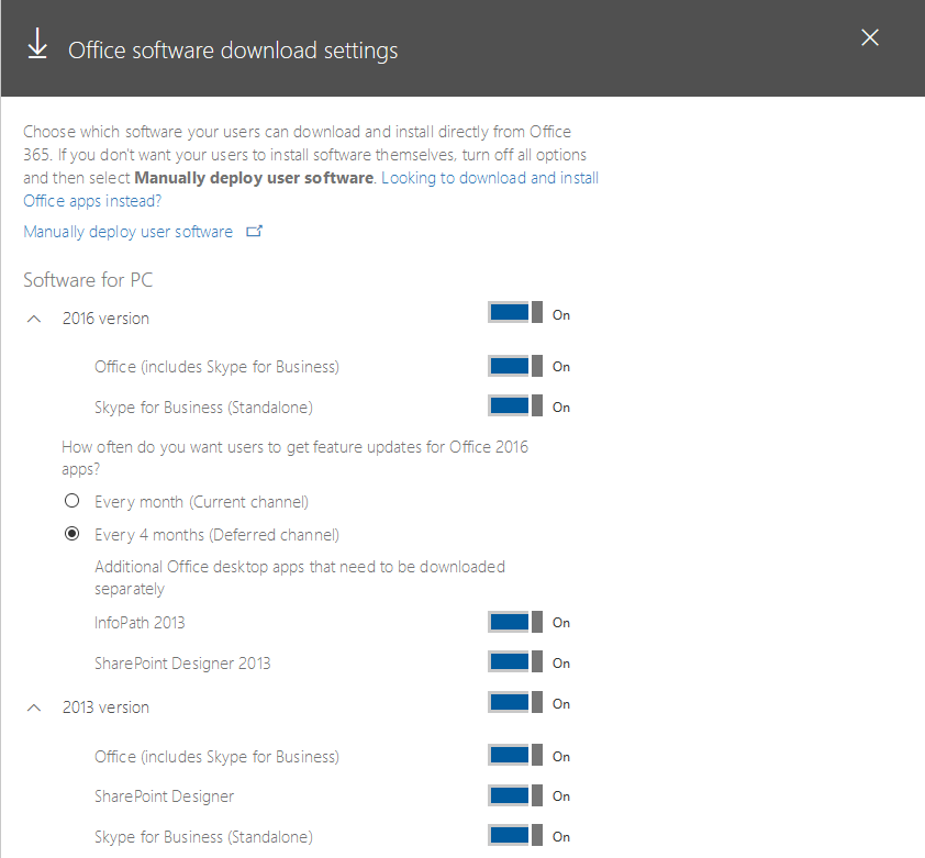 Configuring Office 365 Software Download Settings for End ...
