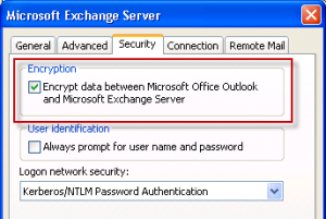 outlook email encryption services