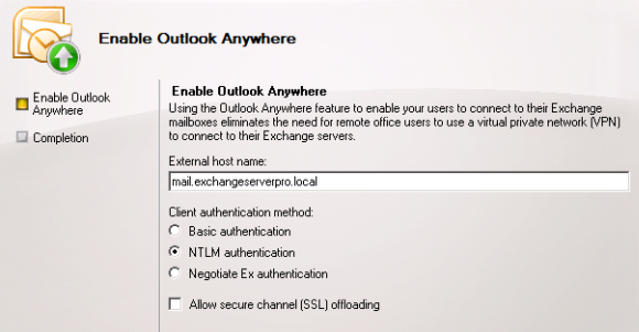 outlook cannot connect to Microsoft Exchange server through ERX