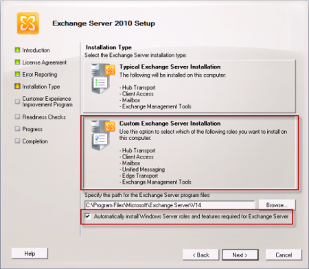 exchange management tools windows 10