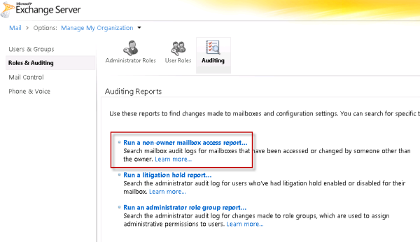 Exchange Server 2010 Mailbox Audit Logging Step by Step Guide