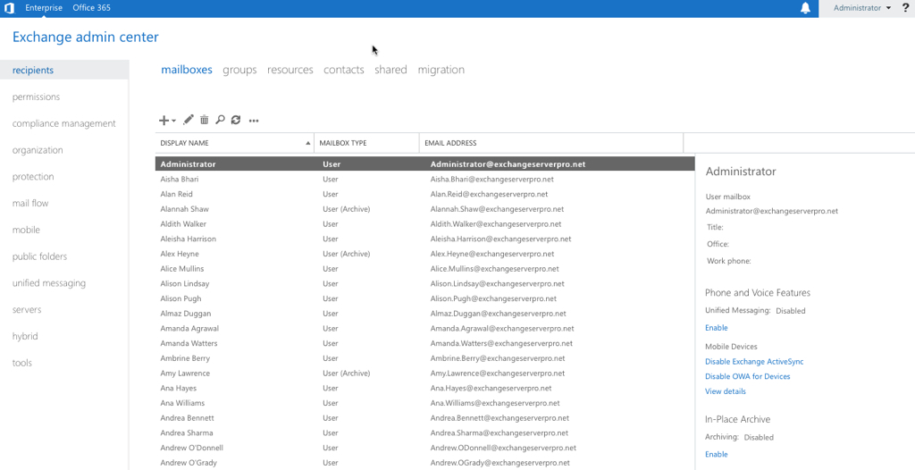 Exchange Server 2016 Management Tools Practical365