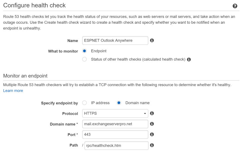 awsroute53healthcheck04 Practical 365