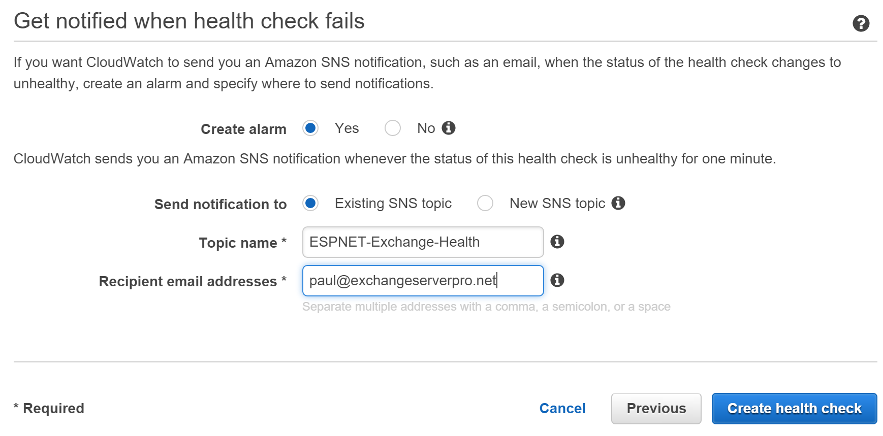 awsroute53healthcheck07 Practical 365