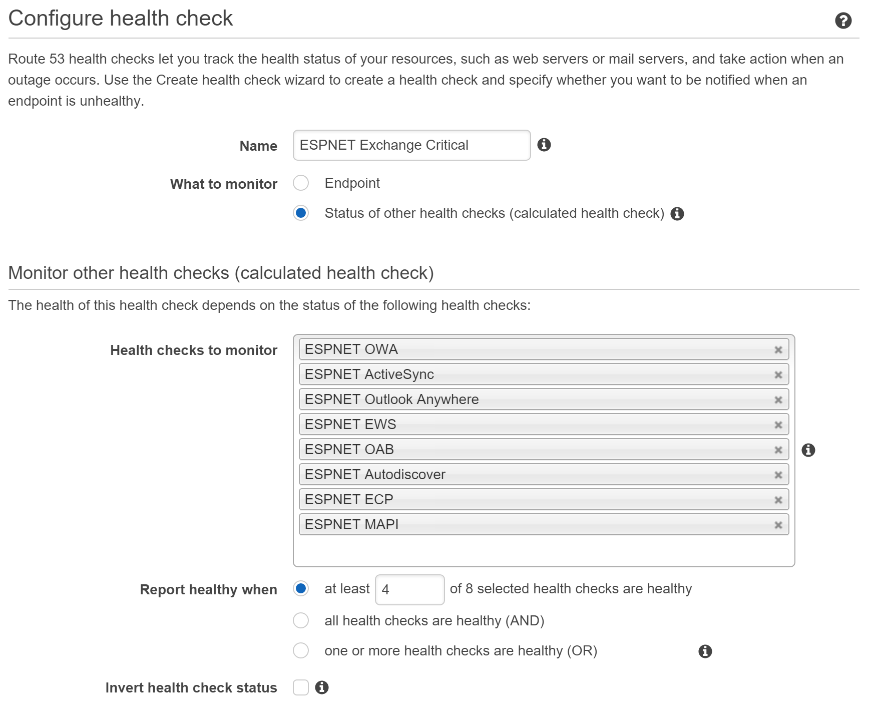 awsroute53healthcheck08 Practical 365