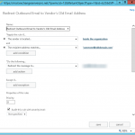 Redirect Outbound Emails to a New Email Address