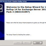 Exchange Server 2010 Service Pack 3 Update Rollup 14