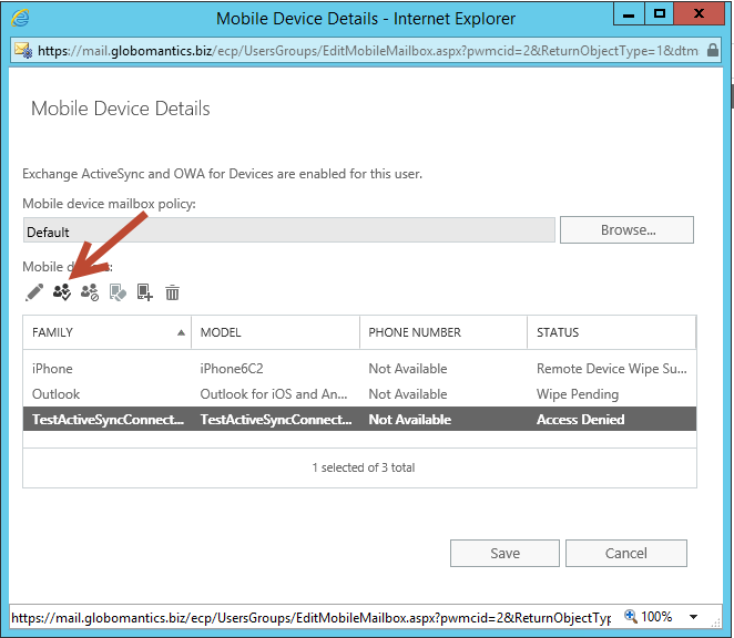 How To Unblock A Mobile Device In Exchange Server