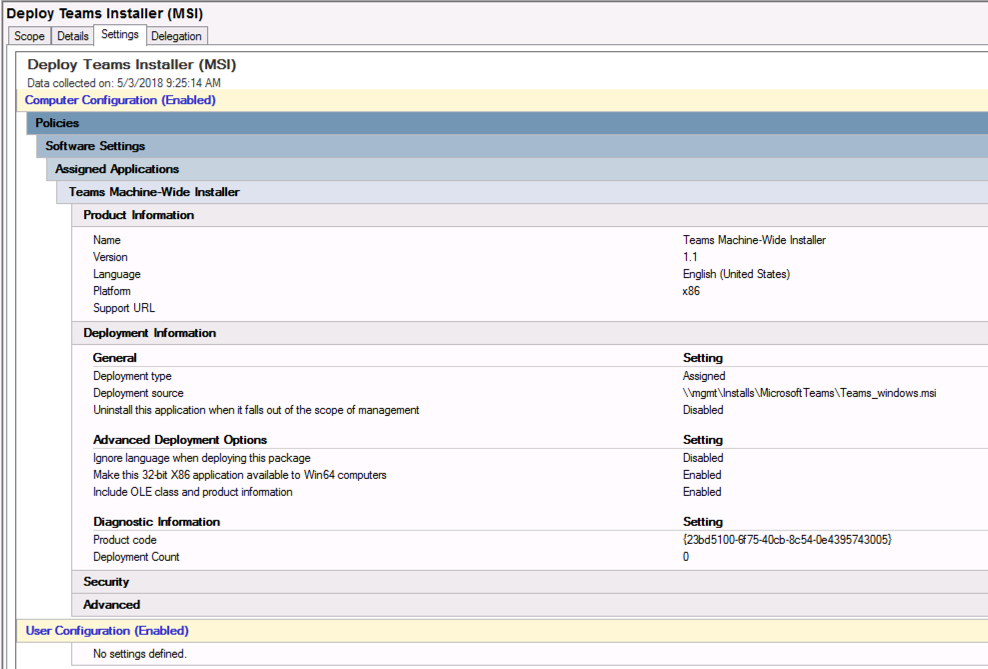 Deploying the Microsoft Teams Desktop Client