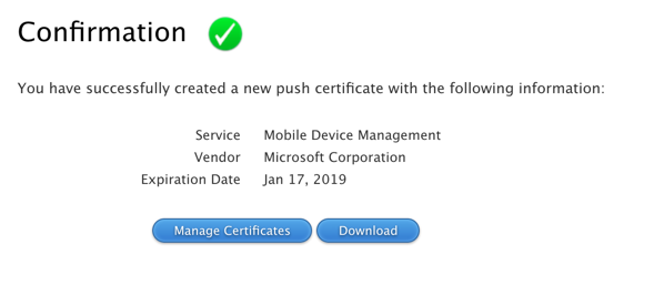 Renewing an Apple Device Enrolment Certificate for Intune