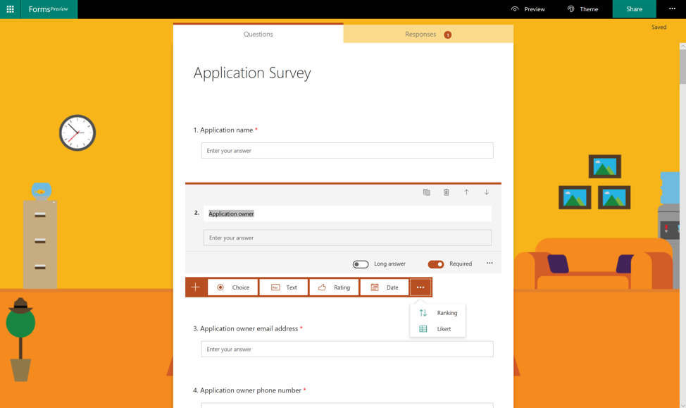 Microsoft Forms Templates from practical365.com