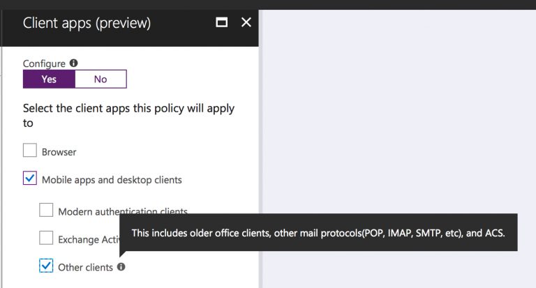 Blocking Legacy Apps From Office 365 Using Azure AD Conditional Access
