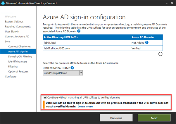 Azure AD Sign-In Configuration