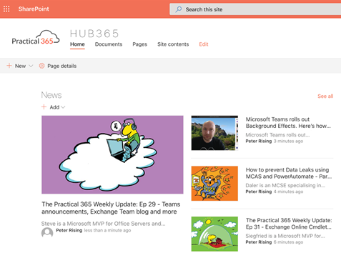 Creating a modern SharePoint Online Intranet – Part Three