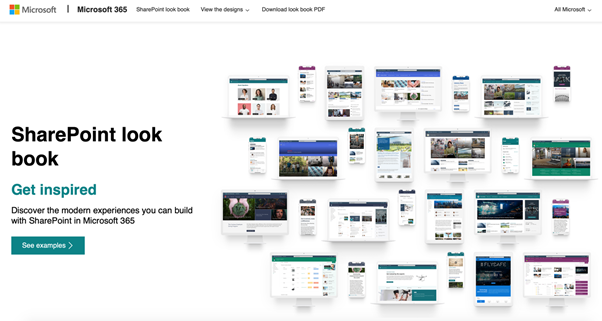 SharePoint Online Intranet lookbook