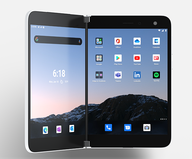 Microsoft Surface Duo brings mobile productivity powered by two screens + M365 & Android apps