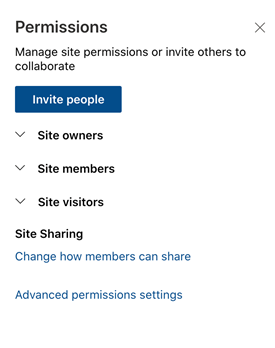Permission - Invite people
