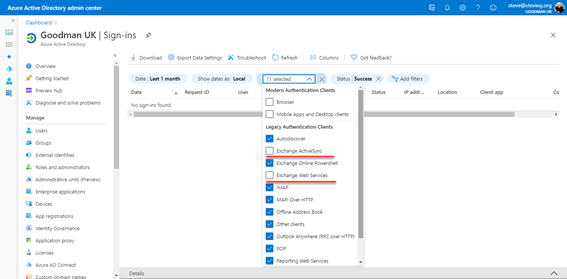 Exchange ActiveSync and Exchange Web Services