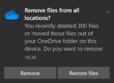 Require users to confirm large delete operations.